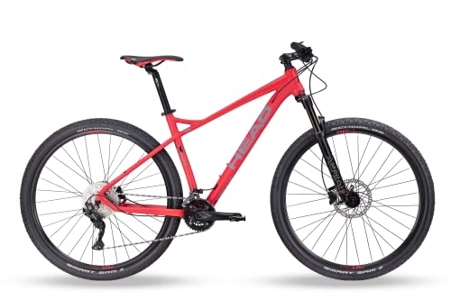 Mountain Bike : Head X-Rubi II, Mountain Bike Unisex, Rosso Opaco, 56 cm