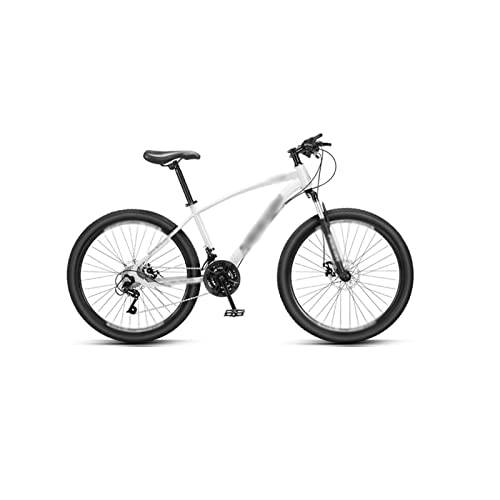 Mountain Bike : HESND zxc - Bicicletta per adulti, mountain bike, uomo, giovani, corsa, adulto, velocità variabile, per lavoro, uomo, equitazione, scuola superiore (colore: bianco)