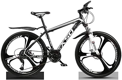 Mountain Bike : HFFFHA Mountain Bike for l'adulto, di Alluminio Leggero della Sospensione Totale Frame, Forcella della Sospensione, Freno a Disco, 24 velocità (Size : 21 Speed)