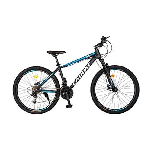 Mountain Bike : HGXC Mountain Bike con Forcella Ammortizzata con Telaio in Alluminio, Freno a Disco a 21 velocità per Bici da Donna, Bicicletta da Uomo (Color : Blu)
