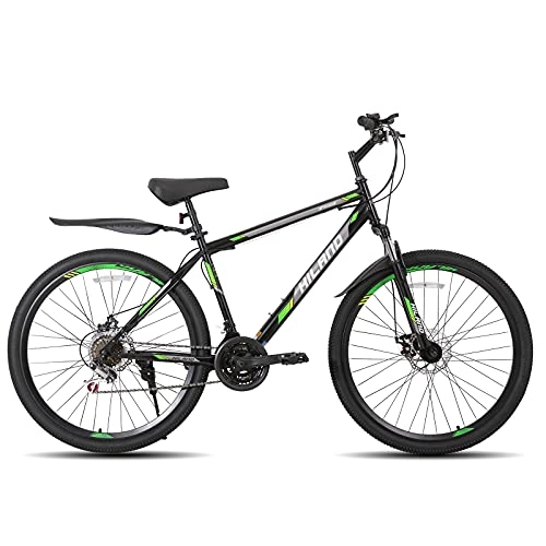 Mountain Bike : Hiland Freies - Bicicletta da 26 27, 5 29 pollici, 21 velocità, freno anteriore posteriore per MTB, colore grigio…