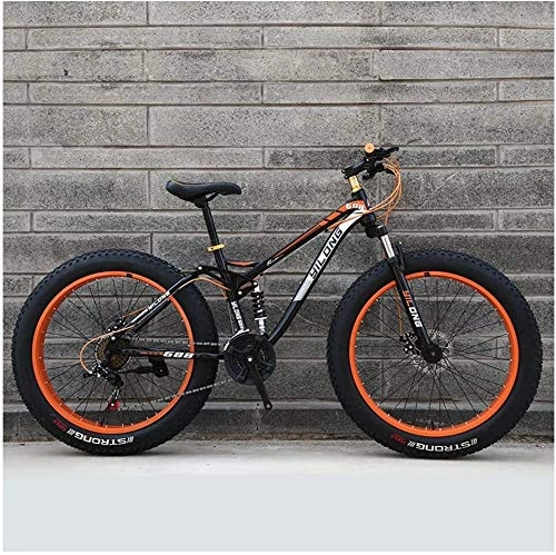 Mountain Bike : HU Biciclette delle donne degli uomini di montagna, -alto tenore di carbonio telaio in acciaio, doppio freno a disco for mountain bike hardtail, All Terrain biciclette, Anti-Slip Biciclette, 26 pollici