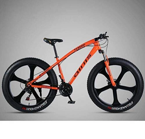 Mountain Bike : HYCy MTB Bicicletta da Mountain Bike, Bici da 26 × 4, 0 Pollici per Pneumatici Fat Mountain, Mountain Bike da Uomo per Hardtail, Forcella Anteriore Ammortizzante e Freno a Doppio Disco