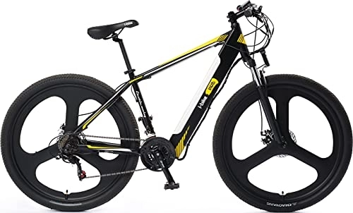 Mountain Bike : I-Bike, Mountain Mud Unisex Adulto, Nero Bianco Giallo, ‎130 X 80 X 40 Cm, dimensione ruota: 29 pollici