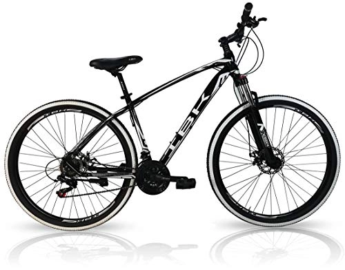 Mountain Bike : IBK Bicicletta Mountain Bike Adulto 29" TXC Alluminio Ammortizzata Cambio Shimano 21V (Nero)