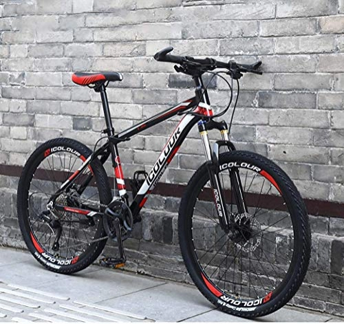 Mountain Bike : JIAWYJ YANGHAO-Mountain Bike per Adulti- 26"Mountain Bike a 24 velocità per Adulti, Telaio a Sospensione Integrale in Alluminio Leggero, Forcella a Sospensione, Freno a Disco YDLZZXC-09