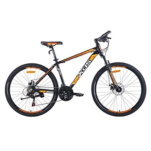 Mountain Bike : JLZXC Mountain Bike Mountain Bike, da 26 Pollici in Lega di Alluminio Biciclette Telaio, Doppio Disco Freno E Sospensione Anteriore, 21 velocità (Color : C)