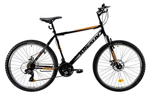 Mountain Bike : Kreativ K 2605 26 Pollice 46 cm Ragazzi 21SP Freno a Disco Nero