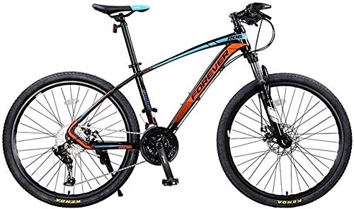 Mountain Bike : KRXLL Mountain Bike Full Suspension Mountain Bike Uomo 26 Frame 33-Speed ​​Oil Brake Brake Speed ​​Bike off-Road Racing-Blu