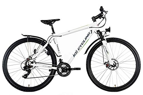Mountain Bike : KS Cycling Mountainbike Hardtail ATB Twentyniner 29“ Heist Bianco-Verde 51 cm