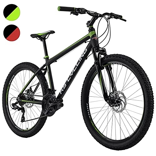 Mountain Bike : KS Cycling Unisex – Mountain Bike Hardtail 26'' Xceed Nero / Rosso RH 50 cm 26