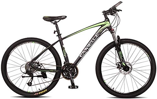 Mountain Bike : LAZNG 27 Connessione Mountain Bike, 27, 5 Pollici Big Tyre Mountain Trail Bike, Dual-Sospensione for Mountain Bike, Struttura di Alluminio, Womens Biciclette da Uomo (Colore : Green)