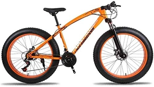 Mountain Bike : LBWT 7 velocità di Mountain Bike, Bicicletta Pieghevole da 26 Pollici, con Freni A Disco E Forcella A Sospensione, Regali (Color : Orange, Size : 7 Speed)
