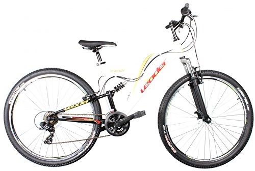 Mountain Bike : Leader energia 73, 7 cm 61 cm Uomo 21SP Disco Freno Bianco