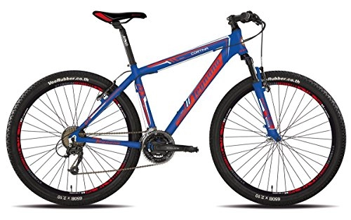 Mountain Bike : Legnano bicicletta 630 cortina 27, 5" disco 21v taglia 38 blu (MTB Ammortizzate) / bicycle 630 cortina 27, 5" disc 21s size 38 blue (MTB Front suspension)