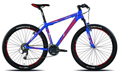 Mountain Bike : Legnano Ciclo 630 Cortina, Mountain Bike Unisex – Adulto, Blu / Rosso, 38