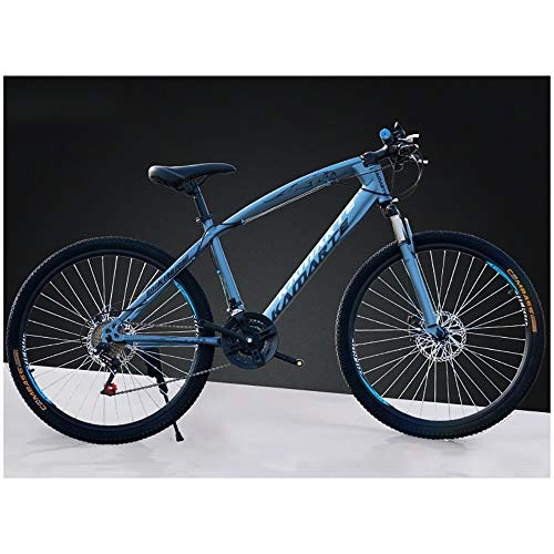 Mountain Bike : Link Co Mountain Bike Freni a Disco a Doppia velocità da 26 Pollici Bicicletta da Ciclismo Una Ruota, Blue