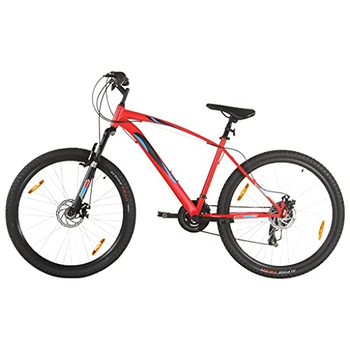 Mountain Bike : LINWXONGQP Materiale Telaio / Forcella: Acciaio Mountain Bike 21 Speed 29" Ruote 48 cm Rosso Ricreazione all'aperto
