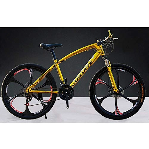 Mountain Bike : Llpeng 26-inch 21 / 24 / 27 velocità Adulti Mountain Bike, Escursioni in Bicicletta a velocità variabile Biciclette, Studente Regalo Biciclette, Unisex (Color : 4, Size : 24)