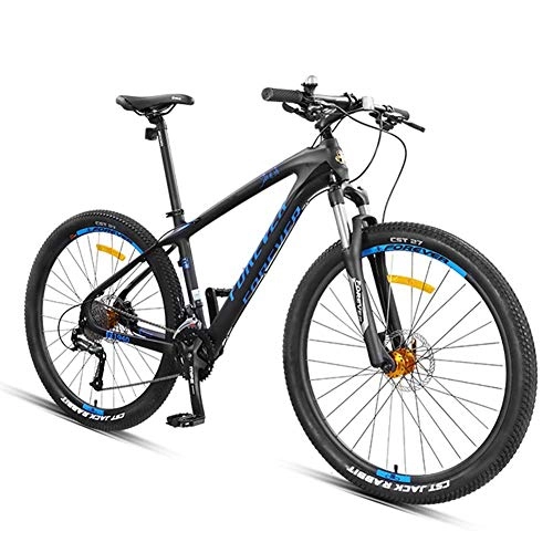 Mountain Bike : LNDDP Mountain Bike da 27, 5 Pollici, Mountain Bike a Doppia Sospensione con Telaio in Fibra di Carbonio, Bici da Montagna Unisex per Tutti i Terreni