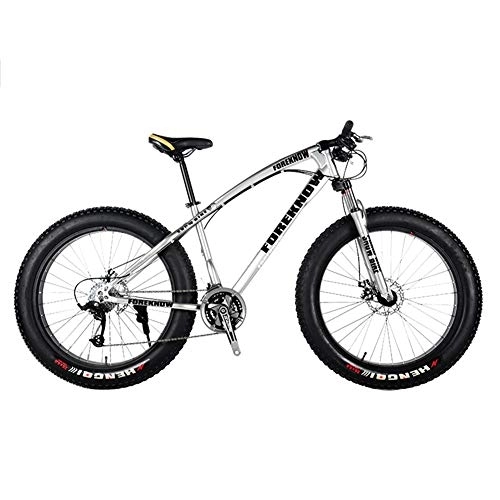 Mountain Bike : LNX Mountain Bike per Adulti, Bicicletta Unisex con Doppio Freno (20 / 24 / 26 Pollici) Bici per Giovani Bici da Fondo a velocità variabile (7 / 21 / 24 / 27 / 30 velocità)