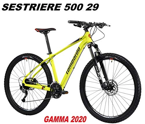 Mountain Bike : LOMBARDO BICI SESTRIERE 500 Ruota 29 Shimano ALIVIO 27V SUNTOUR XCM RL Gamma 2020 (56 CM)
