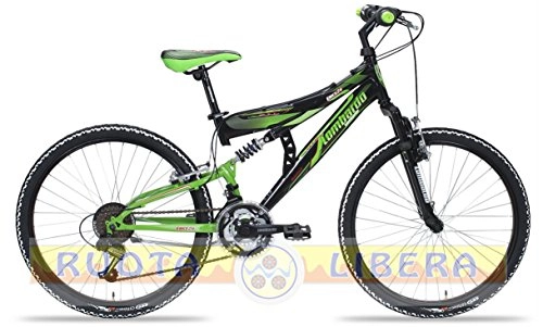Mountain Bike : Lombardo Mountain Bike 24" Biamm Erice 24 Black / Green
