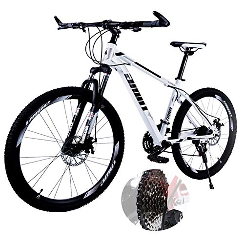 Mountain Bike : LXDDP Mountain Bike, Alonea 26In 21 / 24 / 27-Speed ​​Brake Brake Bicycle Full Suspension MTB Bicycle for Teens Adult, Oil Disc Brake