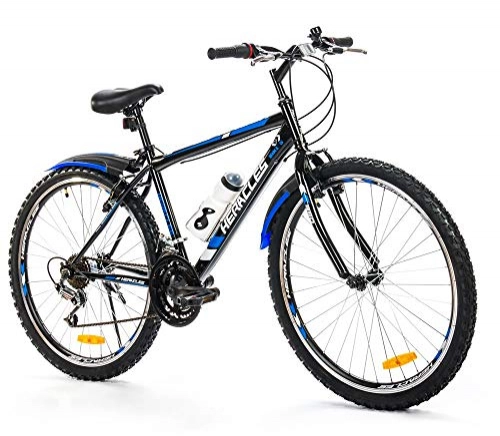 Mountain Bike : Milord. MTB Mountain Trekking Bike, Bicicletta, 21 velocit - Nero - 26