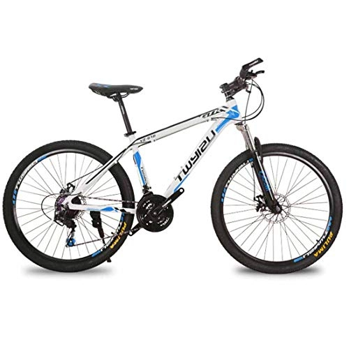 Mountain Bike : Mountain Bike Bicicletta Completa MTB 27 velocità 26 Pollici Ruota Hardtail Bicicletta, Blue2
