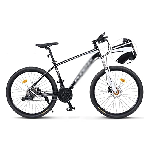 Mountain Bike : Mountain Bike Bicicletta MTB 26 / 27.5"Bicicletta di Montagna 33 velocità Bicicletta Bicicletta Adult Mountain Trail Bike Bike in Lega di Alluminio con Freno A Doppio Disco(Size:26 in, Color:Bianca)