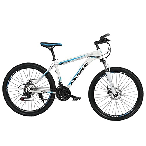 Mountain Bike : Mountain Bike Bicicletta MTB 26 Pollici Mountain Bike 21 / 24 / 27 Velocità Bicicletta In Alluminio Giovanile Con Forchetta Di Sospensione Città Urbana Bicicletta Per Adulti Mens Womens(Size:24 Speed)