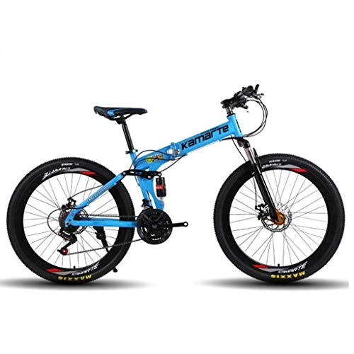 Mountain Bike : Mountain Bike bicicletta MTB Sportiva da Montagna Mountain Bike Biciclette delle donne degli uomini 26 pollici Ravine Bike 21 / 24 / 27 costi Suspension Full frame doppio freno a disco in acciaio al carbo