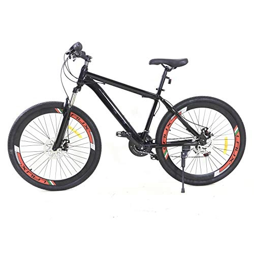 Mountain Bike : Mountain bike da 26 pollici, 21 velocità, con sedile in pelle PU, altezza regolabile da 85 cm a 110 cm