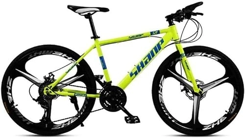 Mountain Bike : Mountain Bike Mountain Bike per Adulti 26 Pollici Doppio Freno a Disco Una Ruota 30 velocità off-Road Bicicletta per Uomini e Donne, C, A