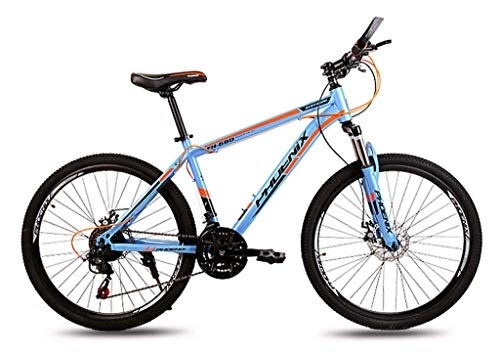 Mountain Bike : MQJ Mountain Bike Adult Light Off-Road 27-Speed ​​Bicycle Bicycle Maschio e Adulto Adulto Adulto Doppio Ammortizzatore Assorbimento Forte e Confortevole Cassaforte, 26 Pollici B, B.