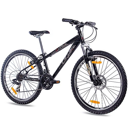 Mountain Bike : MTB Dirt Bike, bicicletta da 26 pollici da ragazzo / a, KCP Dirt One, con cambio Shimano a 21 marce, di colore nero.