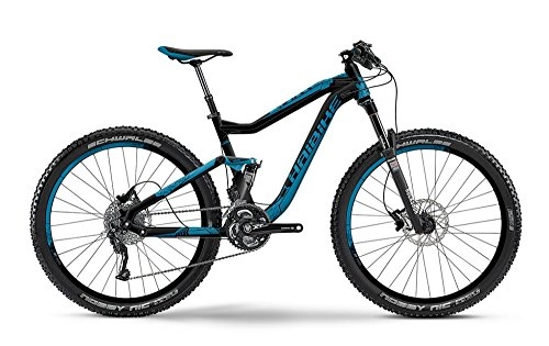 Mountain Bike : MTB Fully Haibike Q.AM Life 7.10 27, 5' 30-G donna altezza telaio: 44; colori: nero / blu opaco