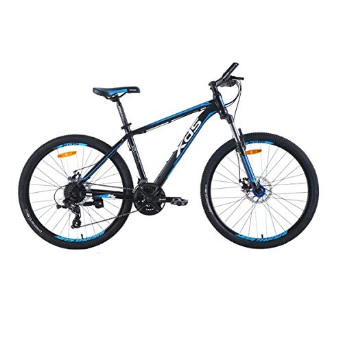 Mountain Bike : MUZIWENJU Mountain Bike, City Commuter Bike, Adulto, Studente, Bicicletta a 26 Pollici in Lega di Alluminio a 24 velocità (Color : Black Blue, Edition : 24 Speed)