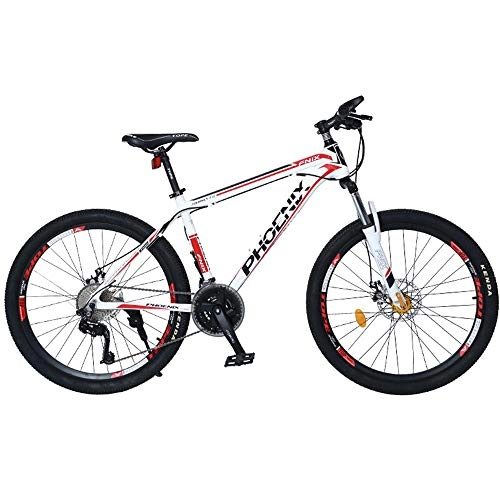 Mountain Bike : NBWE Mountain Bike Bicicletta Ammortizzatore Racing Freni a Disco Cambio Bici Cambio Lega di Alluminio Unisex Adulto 30 velocit Commuter Bicycle