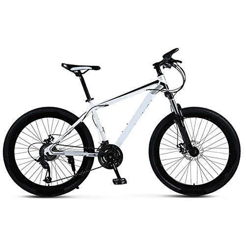 Mountain Bike : Ndegdgswg - Bicicletta da mountain bike, 24 / 26", con freno a disco, assorbimento degli urti, maschi e femmine, velocità variabile, 21 velocità, ruota per raggi