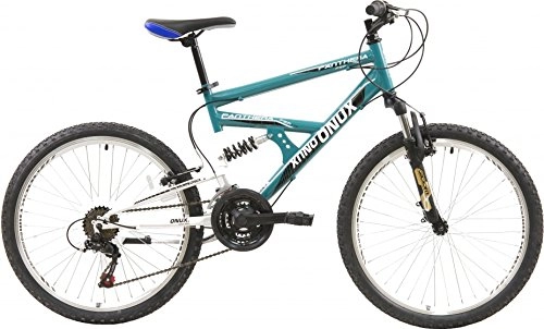 Mountain Bike : Onux Panthera Fsf 61 cm 41 cm ragazzi 18SP RIM freni verde