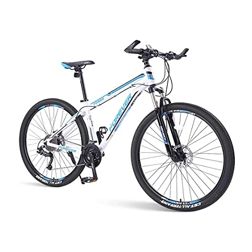 Mountain Bike : QIU velocità di Montagna in Alluminio da 26 Pollici 33 velocità, Forcella di Sospensione del Freno a Disco, Dimensione del fotogramma 68" (Color : White, Size : 26")