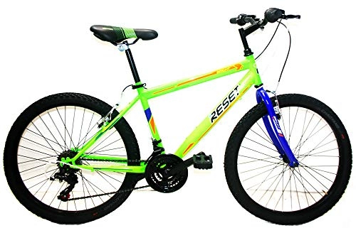 Mountain Bike : Reset Bicicletta Mountain Bike MTB Ragazzo 24" 18V Rigida Boy Verde