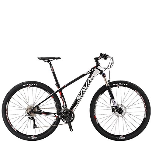 Mountain Bike : SAVA DECK300 - Mountain bike hardtail completa in fibra di carbonio, ruote da 27, 5" / 29", cambio Shimano a 30 velocità M6000 DEORE