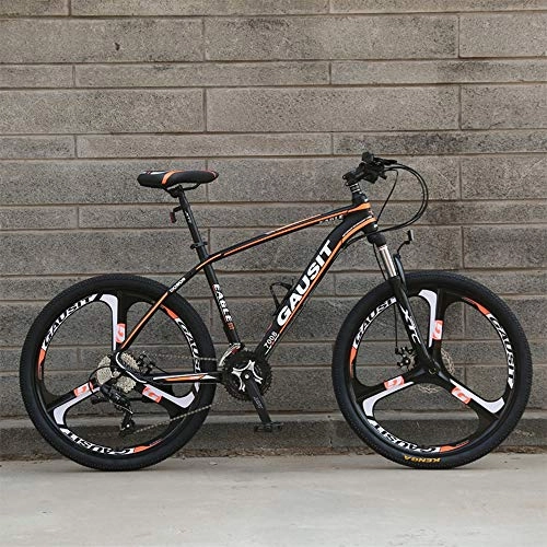 Mountain Bike : SIER Bicicletta in Lega di Alluminio 26 Pollici 30 velocità variabile Fuoristrada smorzamento Tre Ruote Mountain Bike, Orange