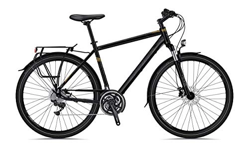 Mountain Bike : SPRINT Adventure 28" Biciclette da Città per Uomo 520 mm Nero Opaco