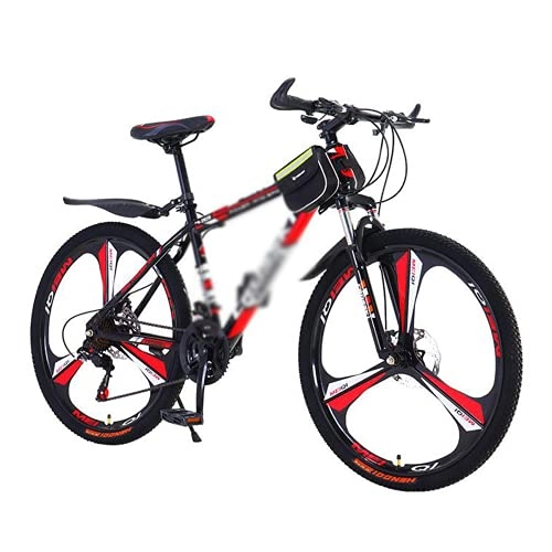 Mountain Bike : T-Day Mountain Bike Bicicletta MTB Mountain Bike da Uomo E da Donna 26 Pollici Wheels 21-Speed ​​shifters Cornice in Acciaio al Carbonio con Freno A Doppio Disco(Size:27 Speed, Color:Rosso)