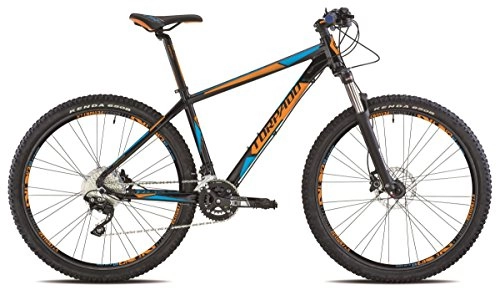 Mountain Bike : TORPADO Bici MTB Neptune 27, 5'' Alu 2x10v Disco Taglia 47 Nero Arancione v17 (MTB Ammortizzate) / Bicycle MTB Neptune 27, 5'' Alu 2x10s Disc Size 47 Black Orange v17 (MTB Front Suspension)
