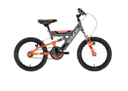 Mountain Bike : Townsend Boy's Spyda Bike - Grey / Orange, 5-7 Years by Townsend
